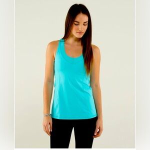Lululemon Tone it Tank In Angel Blue